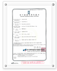 KTR SW15 Certificate