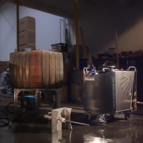 성진옵티마 스팀세척기 오크통